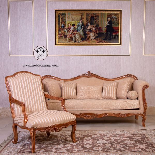 مبل کلاسیک مدل کویین فرانسه - Image 7