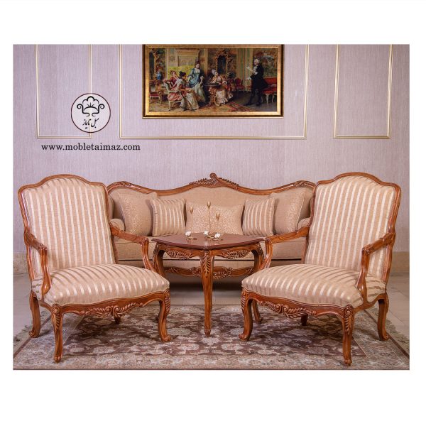 مبل کلاسیک مدل کویین فرانسه - Image 3